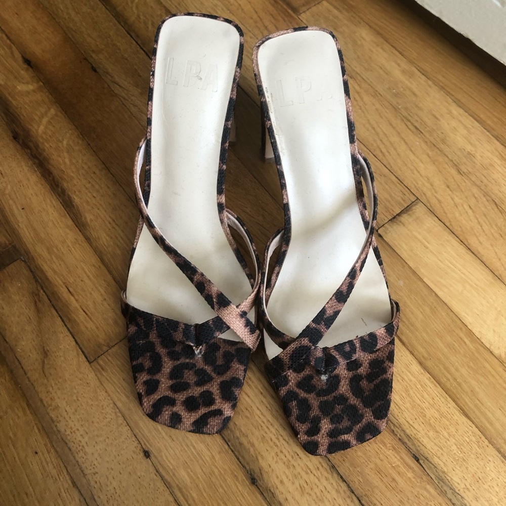 LPA Giana Leopard Heels Size 7 - Picture 7 of 11